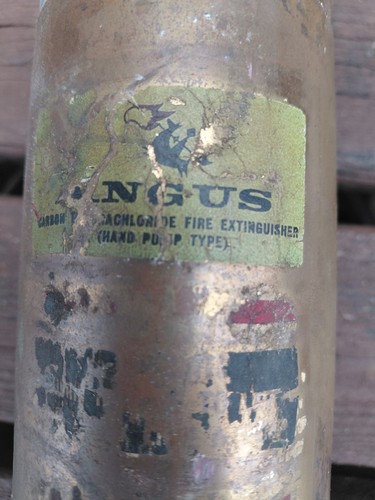 Vintage brass car fire - vintage,