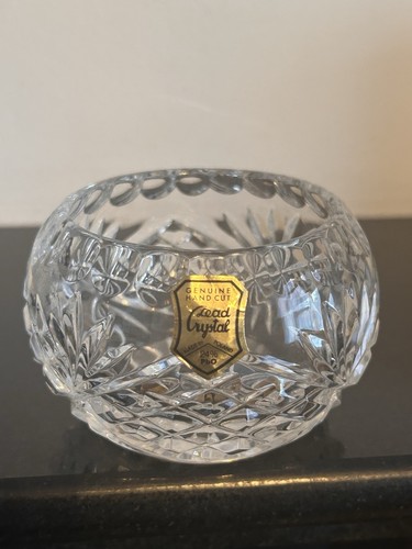 Genuine lead crystal bowl - genuine,
