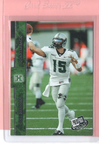 Colt brennan 2008 press pass - press,