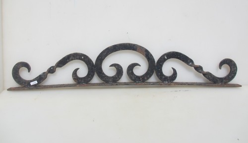 Victorian iron finial - finial, mount