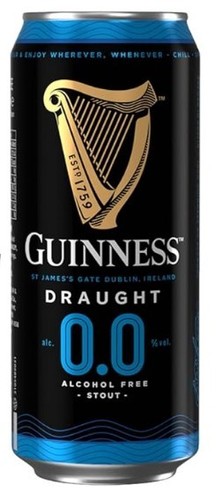 Guinness draught stout - stout, 0.0%