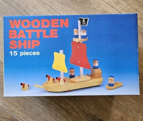 Wooden pirate battle ship - wooden,