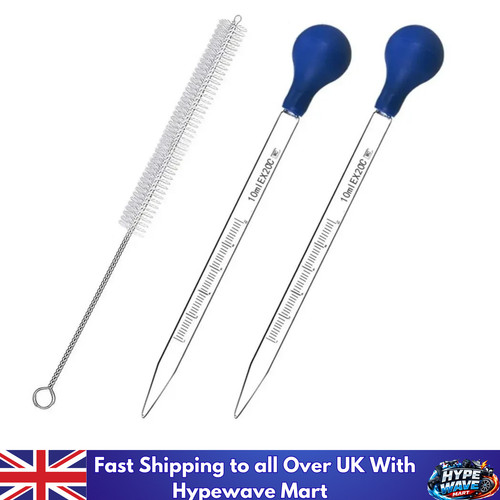 2pcs 10ml glass graduated - 10ml,