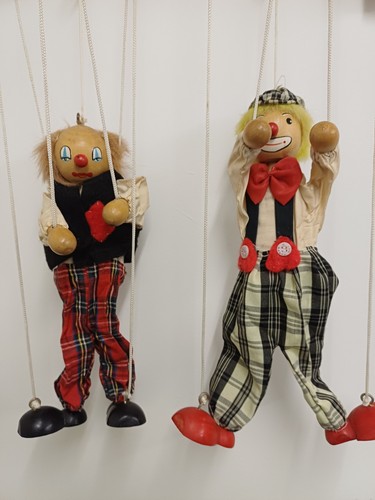 Vintage pair marionette - vintage,