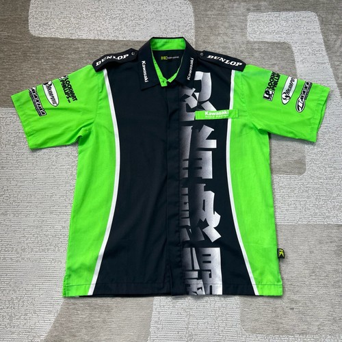 Kawasaki racing team button - team, up