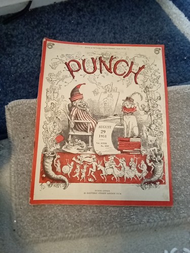 Vintage punch magazine - punch, 29th