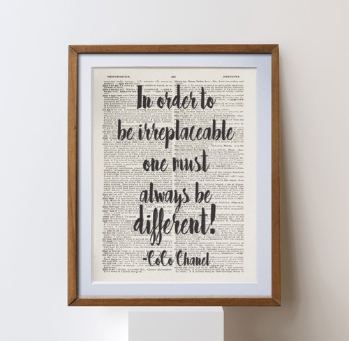 Coco chanel quote - coco,