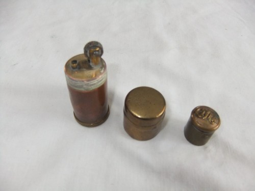 Antique brass copper lighter - antique, brass/copper