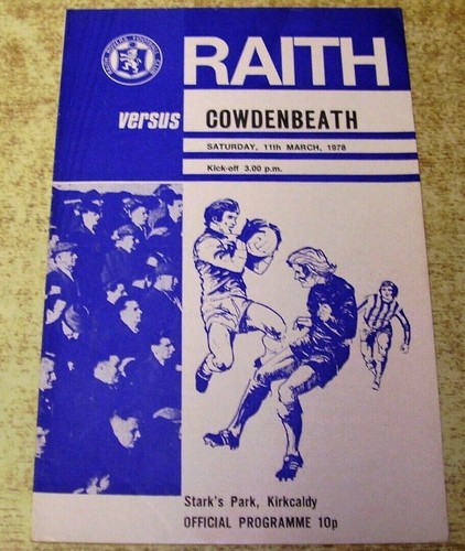 Raith rovers programmes - raith,