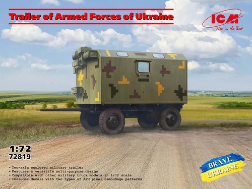 Icm 72819 military trailer - trailer, of