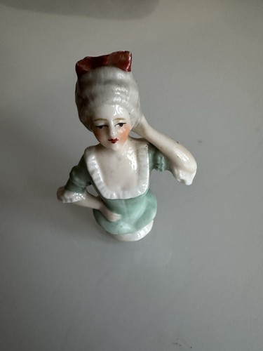 Vintage german porcelain half - porcelain,
