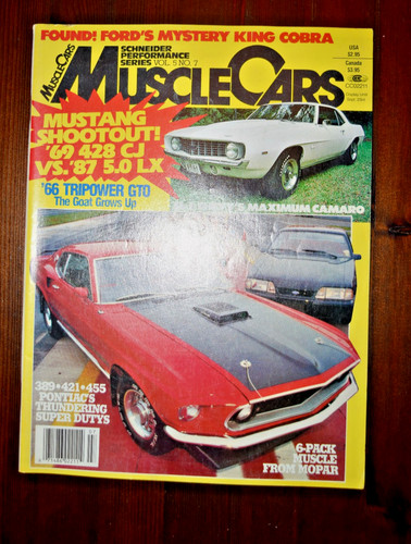 Muscle cars magazine 1987 1969 - muscle,
