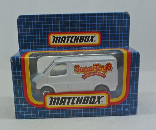 Matchbox blue box ford - box, transit