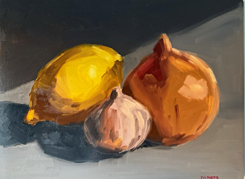 Signed original still - original, oil