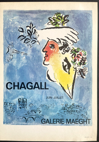 Marc chagall original s - chagall, o/s