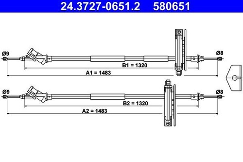Fits ate 3727 0651 2 - ate, 24.3727-0651.2