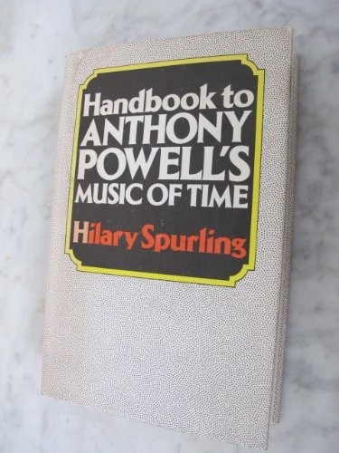 Handbook anthony powell s - to,
