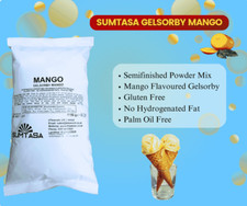 Soft ice cream powder, SUMTASA ice cream powder, vanilla, strawberry, chocolate