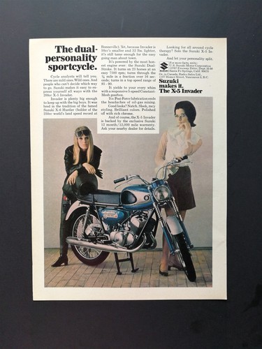 1968 suzuki invader - suzuki, x-5