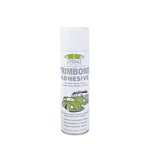 High temp spray adhesive trim - high,