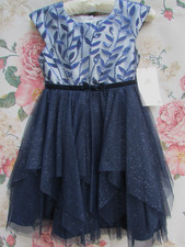 *BNWT Navy Blue Sequin Tulle