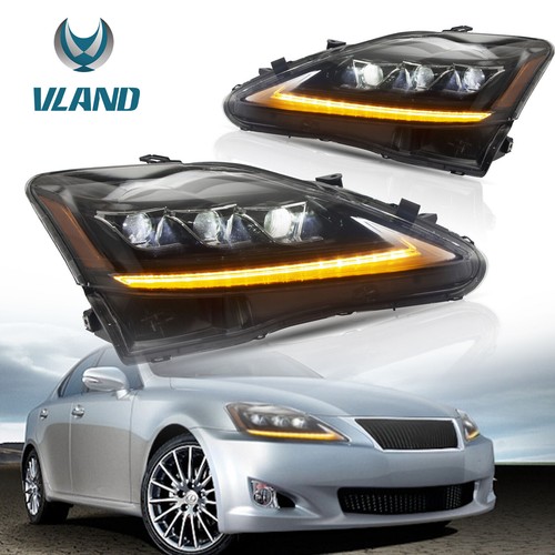 Vland led headlights for - vland, 2x