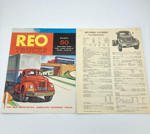Original 1953 reo trucks - trucks, model
