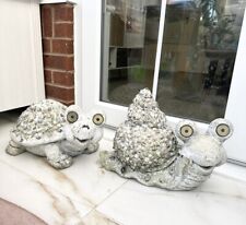 Large Toitoise & Snail Outdoor Garden Ornament Home Decor- Read Description