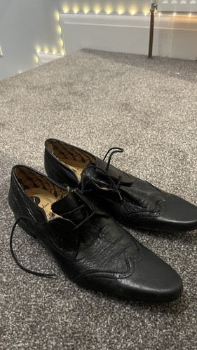 Hudson mens black leather - by,