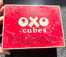 Vintage OXO Cube Tin (empty)