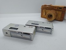 2 X Minolta-16 Spy / Subminiature Compact Film Cameras.