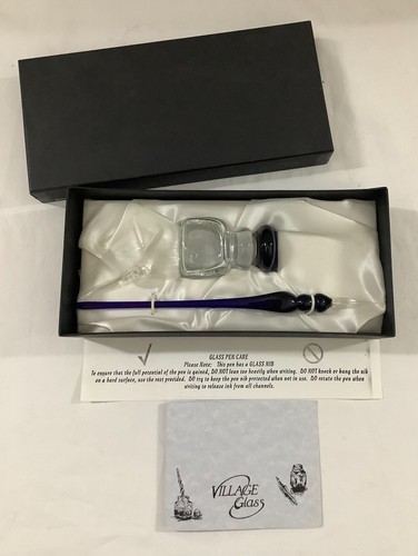 Glass nibbed pen ink - glass,