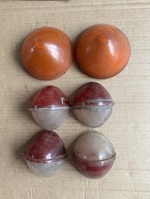 6x Rubbolite 6200 Commercial Amber /Red Lens Cover 4.5" OD Truck Tractor Trailer