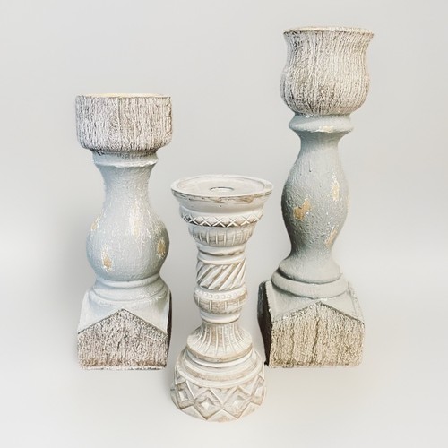 Rustic distressed candle - rustic,