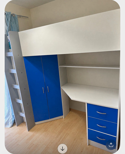 Children single loft bed - children’s,