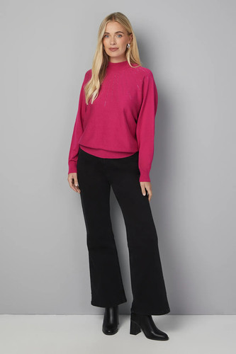 Wallis fuchsia jumper womens - fuchsia,
