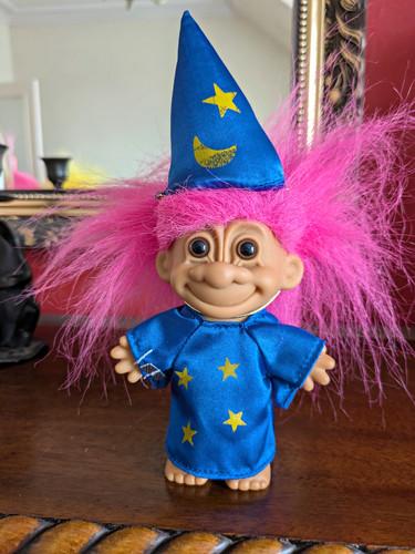 Vintage russ troll doll pink - vintage,