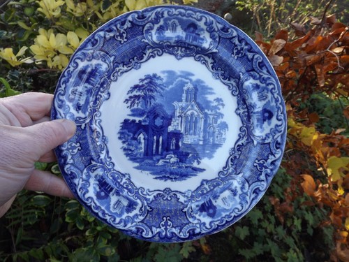 Vintage blue white george - blue, &