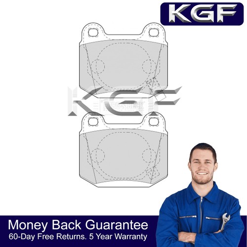 Kgf rear brake pads - kgf, fits