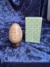Vintage Onyx Marble Stone Egg