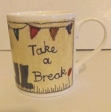 "TAKE A BREAK" bone China Mug