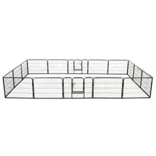 Dog Playpen 8 Panels Steel
