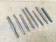 Eight Vintage Engineers Centre Punch Selection
