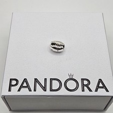 Pandora Charm Sparkling Coffee Bean Shell Genuine ALE 925 798131CZ