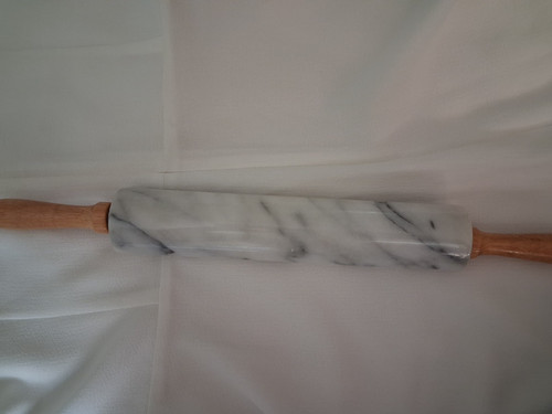 Heavy grey marble rolling pin - marble,