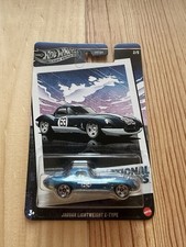 Hot Wheels National Icons Jaguar Lightweight E-type Blue 2025
