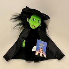 THE WIZARD OF OZ  WICKED WITCH BEANIE PLUSH SOFT TOY  WARNER BROS TAGGED
