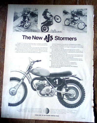 1970 ajs stormer 370 y40 - 370,