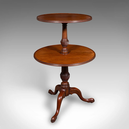 Antique two tier dumb - antique,