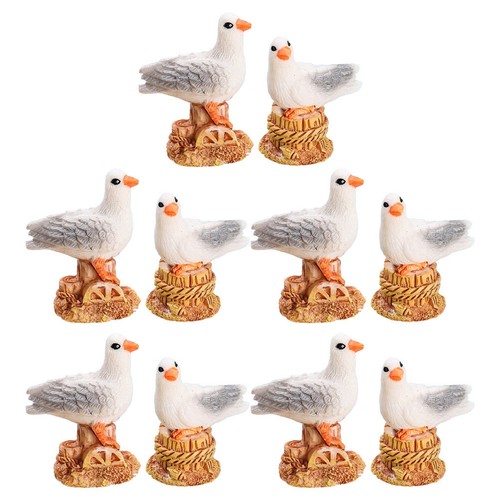 12pcs sea bird - sea, statue